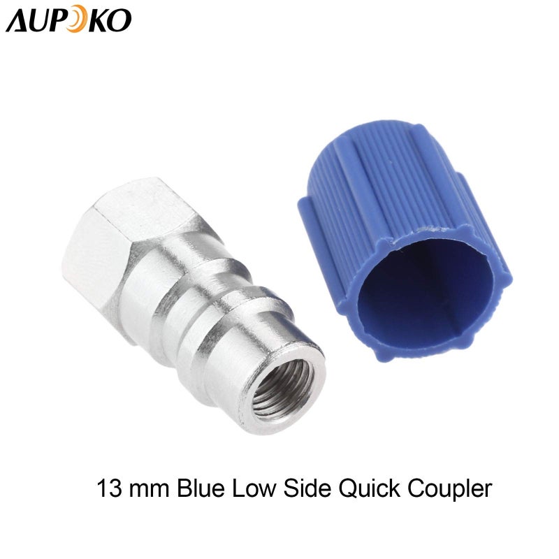 Aupoko R12 to R134A Adapter, R12 R22 to R134A High/Low Fitting Port Retrofit 1/4â€™â€™ to 7/16"-20 UNF Conversion Adapter, Fits for AC Air Conditioner Refrigerant - Image 4